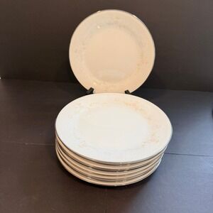 Noritake Temptation 2752 Salad Plates 8 1/4 Inch Set of 9 Japan